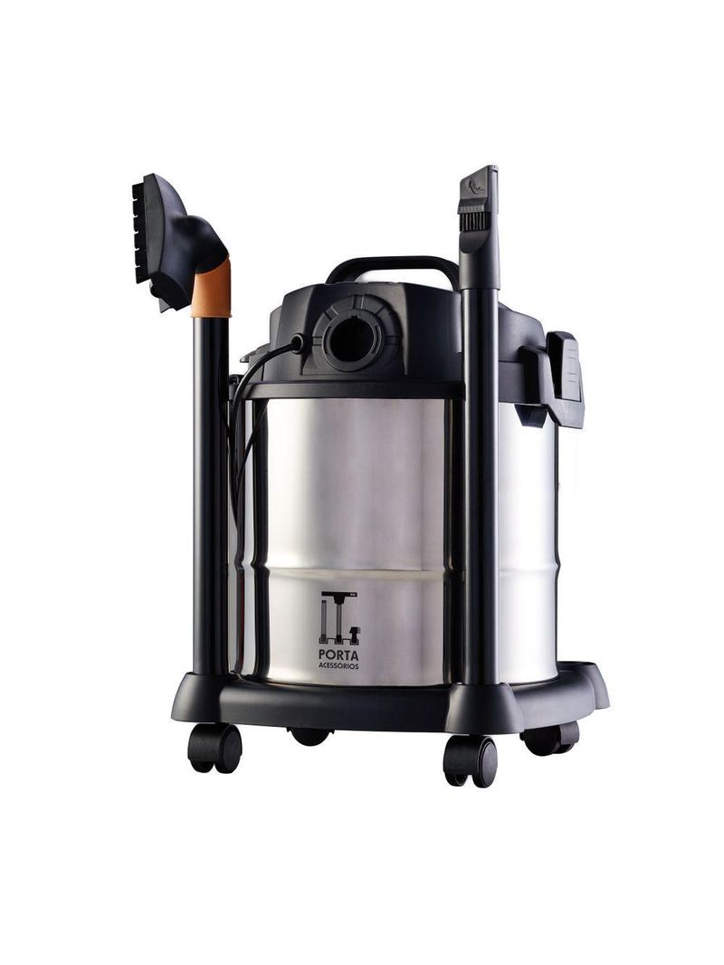 Aspirador De Pó E Água WAP Gtw Inox 12 Bocal De Sopro 220V