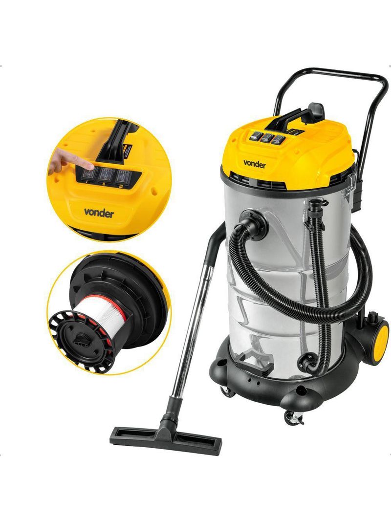 Aspirador De Pó E Líquido 3600W Apv 3690 Vonder 220V