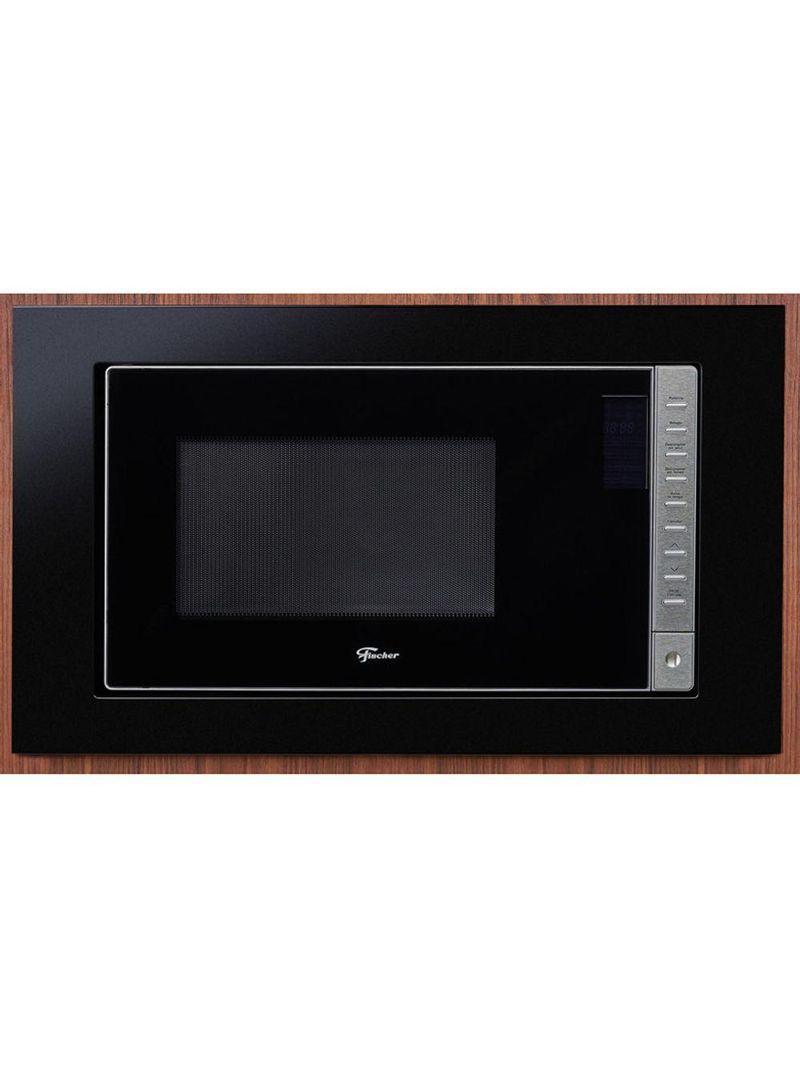 Micro-ondas Fischer Fit Line Embutir 25L Moldura Preto Preto 127V