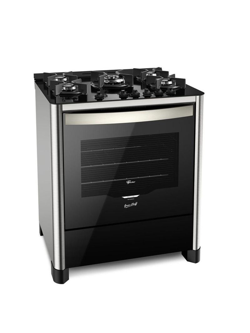 Fogão De Piso Fischer 5Q TC Gran Cheff Gás Com Dourador Inox 220V