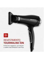 Secador De Cabelos Preto/cromado Prata Scn-04 220v/60hz