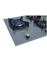 Fogão Cooktop Fischer 5Q TC Infinity Duo Blaze Gás Mesa Vidro Eiger Bivolt
