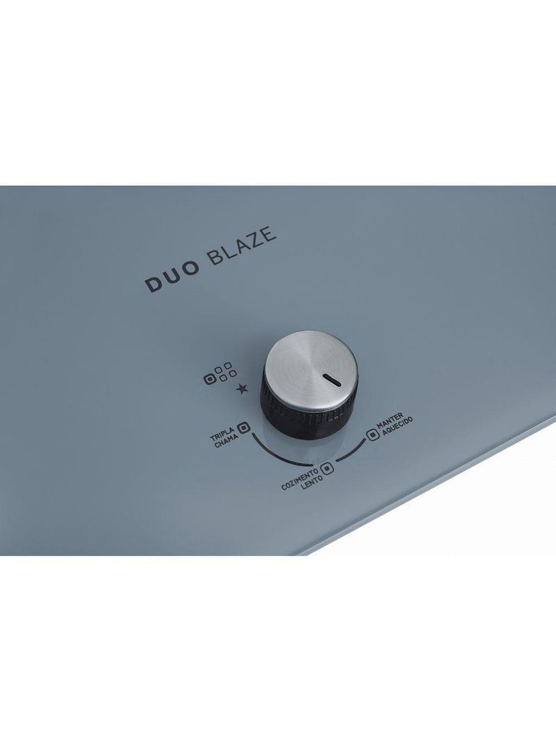 Fogão Cooktop Fischer 5Q TC Infinity Duo Blaze Gás Mesa Vidro Eiger Bivolt