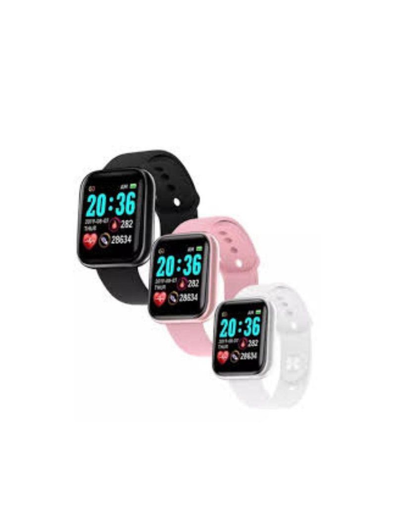 Kit 3 Relógios Smartwatch Android Ios Inteligente D20