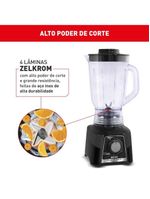 Liquidificador Powermix Arno 700W LQ33 Preto 110V