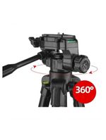 Tripé Para Câmera Digital Com Nível E Suporte Para Celular 140 Mts