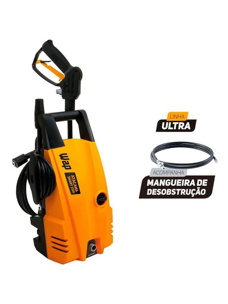 Desobstruidora De Alta Pressão 1400W 1500PSI WAP Atacama Smart Ultra 2200 110V