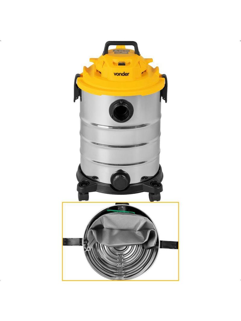 Aspirador De Pó E Líquido 1200W Apv1230 Vonder 220V