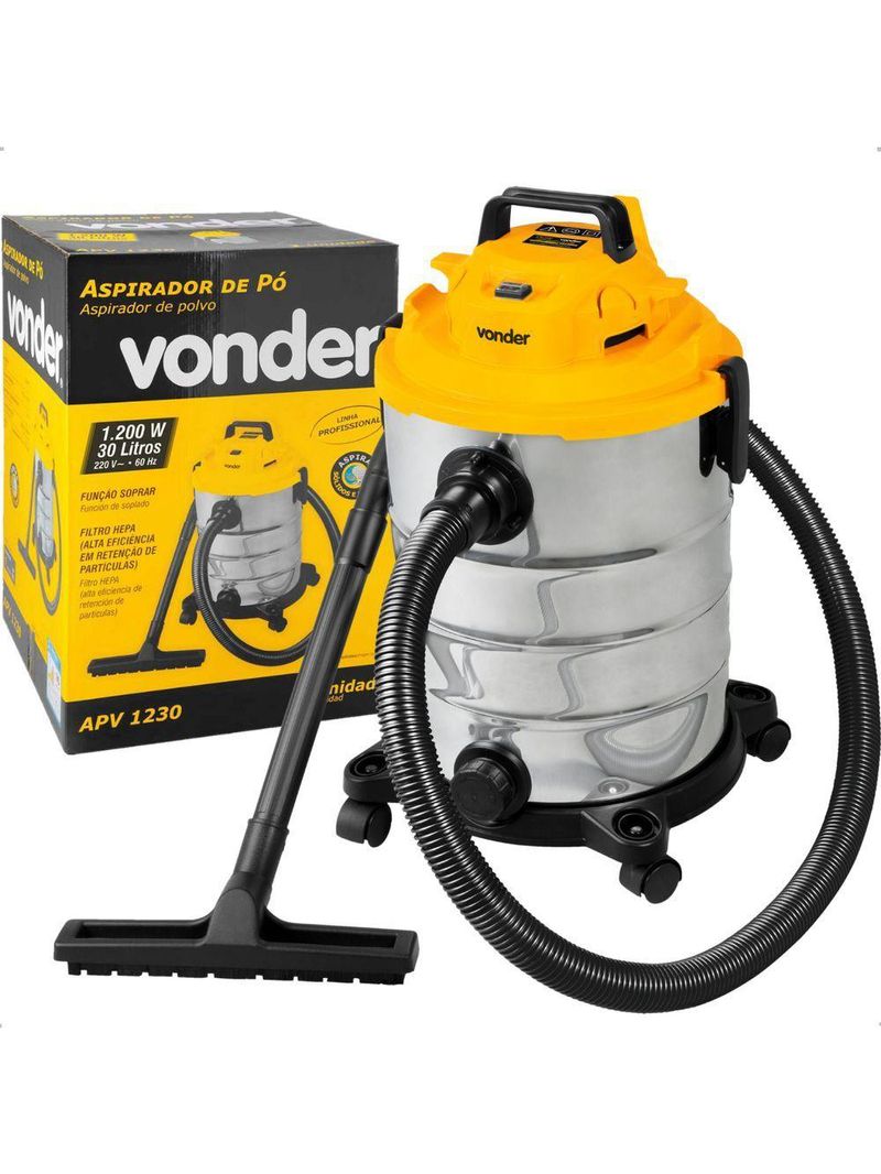 Aspirador De Pó E Líquido 1200W Apv1230 Vonder 220V