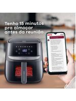 Fritadeira elétrica airfryer vision max ichef polishop 5,7l