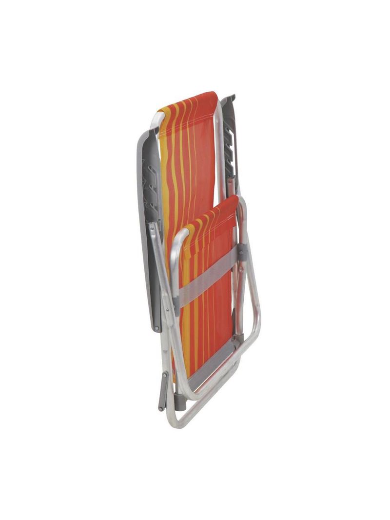 Cadeira de praia camping reclinável alumínio bali tramontina