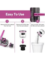 Aspirador Portátil Anti ácaro Esterilização Luz Uv Sem Fio