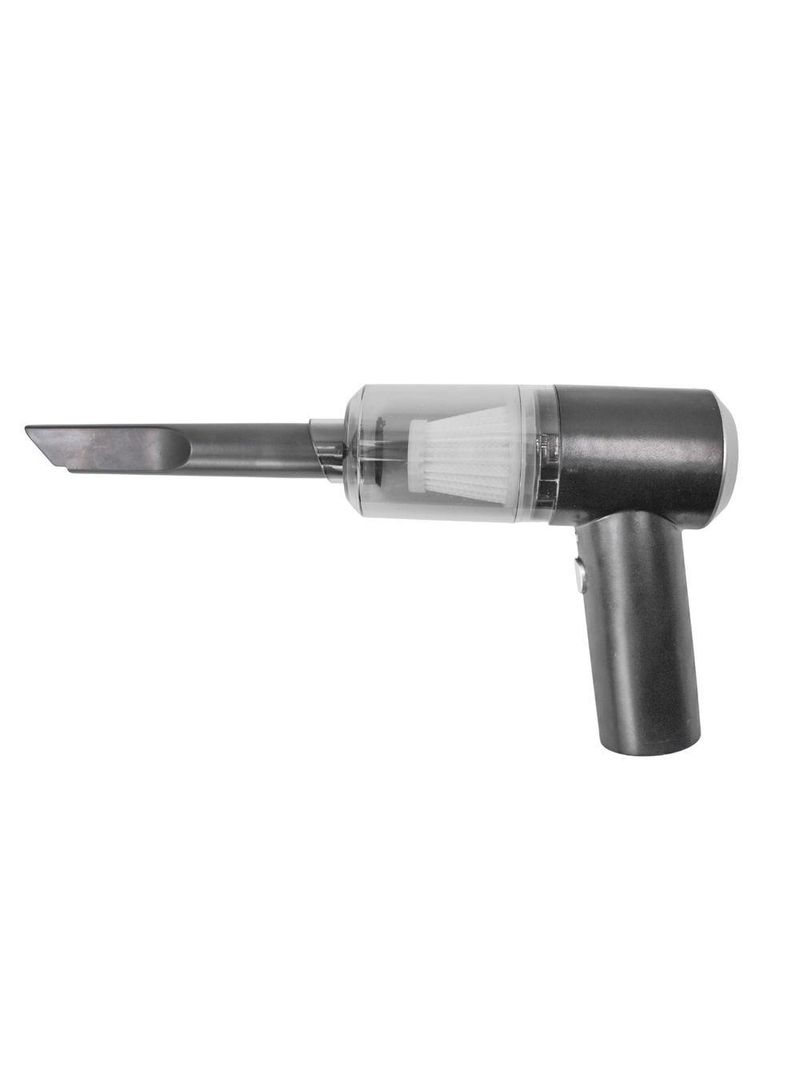 Mini Aspirador De Po Sem Fio Portatil Limpa Tudo Casa Carro Vacuo Preto