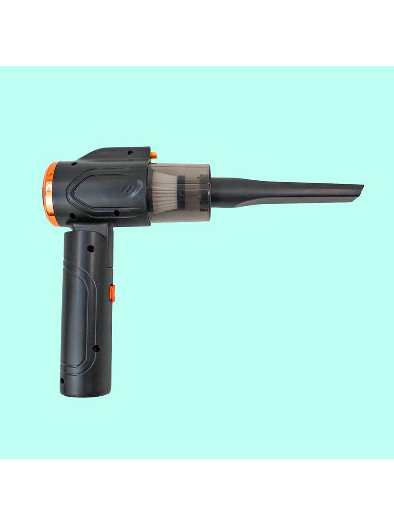 Mini Aspirador De Po Portatil Vertical Usb Recarregavel 2 Em 1 Retratil Automotivo Sofa Preto