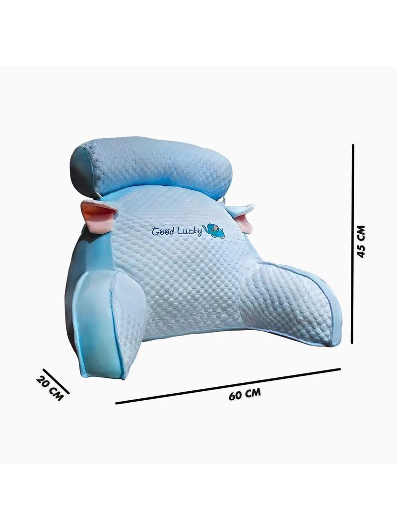Travesseiro Multifuncional De Descanso E Apoio Azul