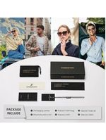 Óculos De Sol Polarizados Uv400 Anti-reflexo Kingseven Preto