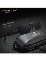 Óculos De Moda Unissex Elegantes Kingseven N7241 Preto
