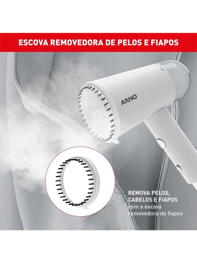 Vaporizador Roupa Portátil Arno Travel 1100W HS11 Cinza 220V
