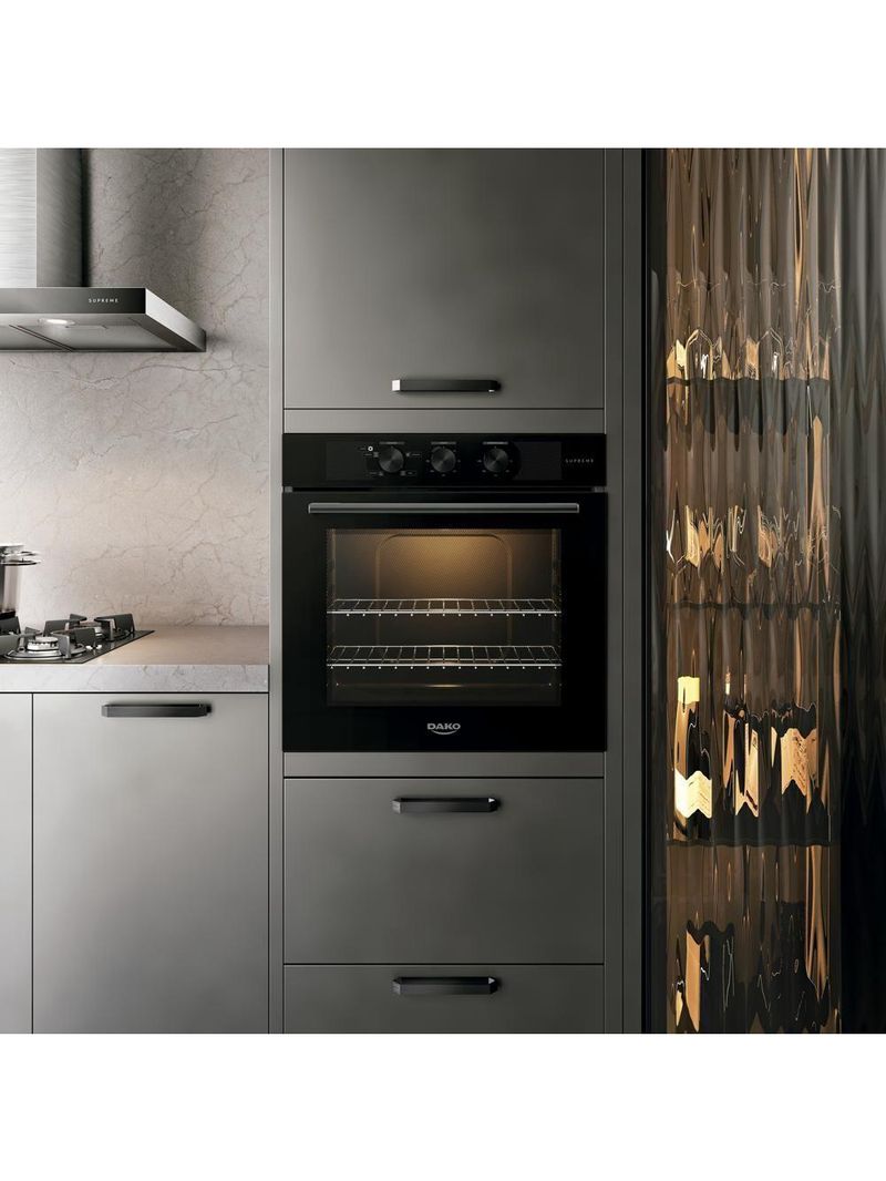 Forno De Embutir Elétrico Dako Supreme 80L Analógico Preto 220V
