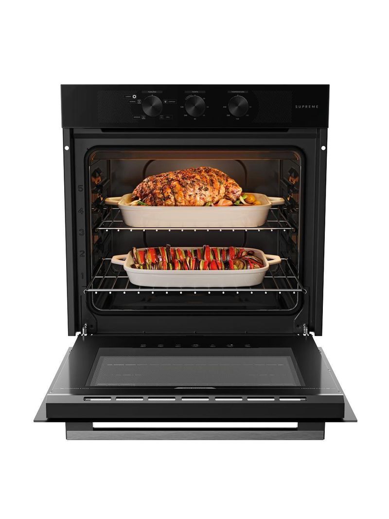 Forno De Embutir Elétrico Dako Supreme 80L Analógico Preto 220V