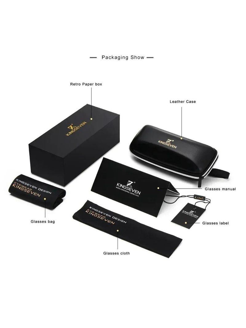 Óculos Clássico Masculino óculos Polarizados, Pilot Driving Eyewear Preto