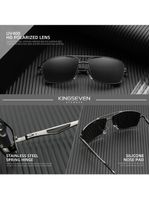 Óculos De Sol Polarizados Uv400 Anti-reflexo Kingseven Cinza