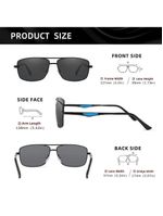 Óculos De Sol Polarizados Uv400 Anti-reflexo Kingseven Cinza