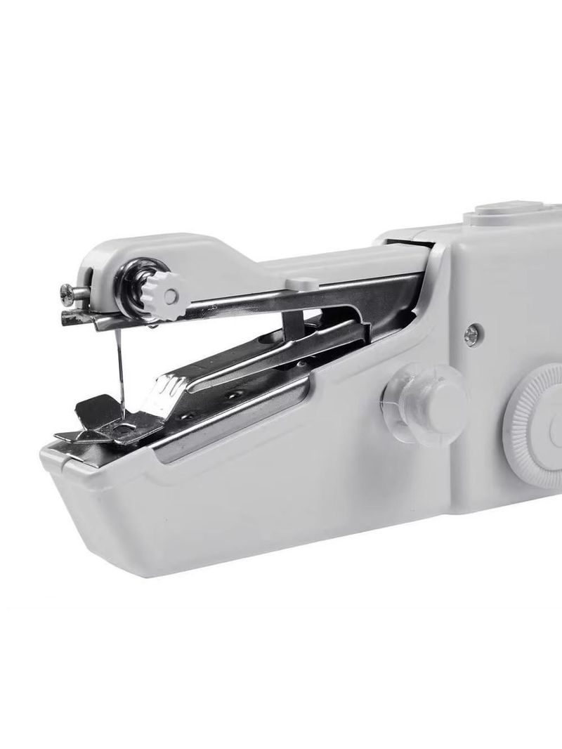 Maquina De Costura Portatil Mini Eletrica Manual A Pilha Costura Jeans E Seda Completa