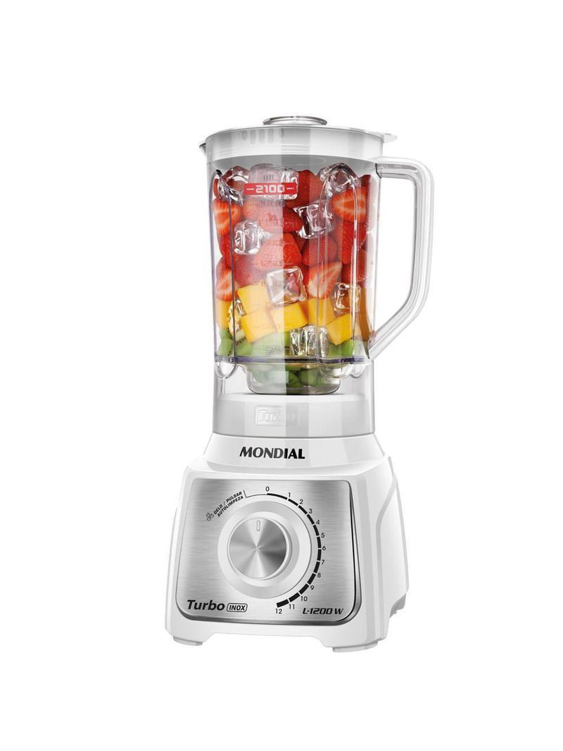 Liquidificador Mondial Turbo Black L-1200-wi Liquidificador L-1200-wi 220v/60hz