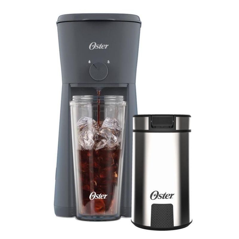 Kit Café Gelado - Cafeteira Iced Coffee E Moedor De Café Oster 220V