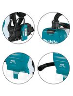 Aspirador De Pó Costal 1,5l Sem Fio 36v Dvc265zx Makita