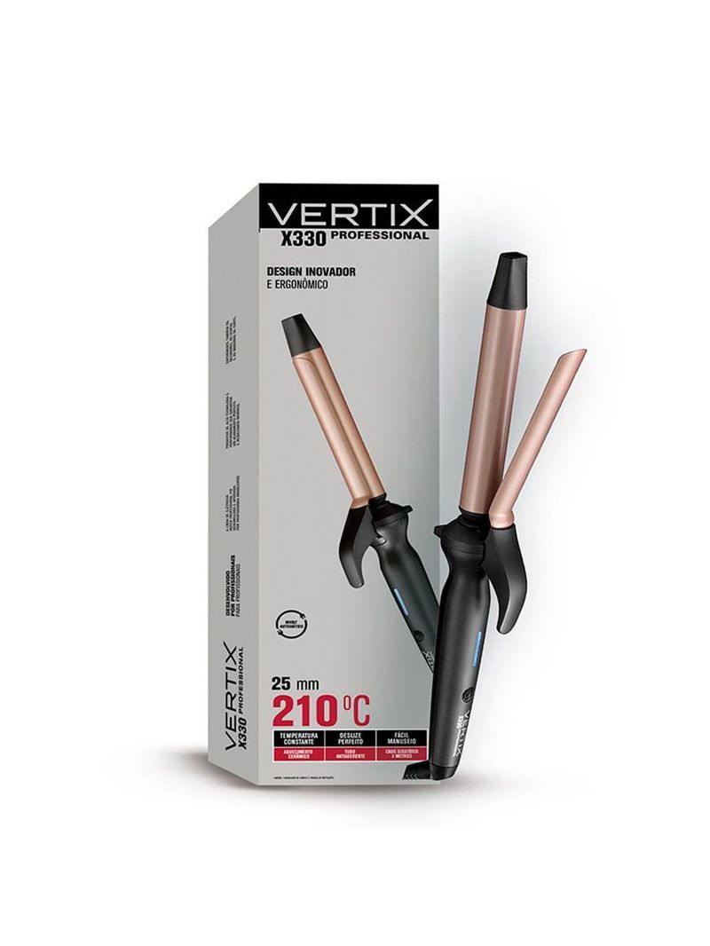 Vertix X330 25mm X 130mm - Modelador De Cabelo Profissional Bivolt