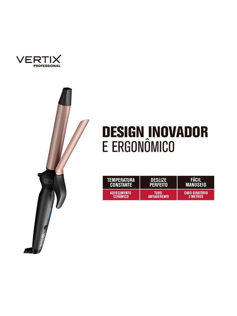 Vertix X330 25mm X 130mm - Modelador De Cabelo Profissional Bivolt