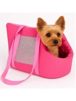 Mala Transporte Dobravel Mochila Pet Rosa Gato Cao Gatinho Carro Passeio Bolsa Compacta Viagem