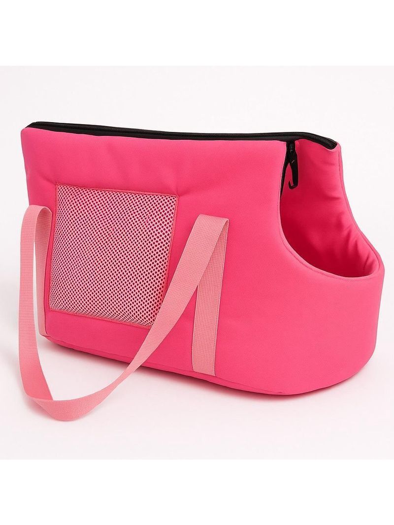 Mala Transporte Dobravel Mochila Pet Rosa Gato Cao Gatinho Carro Passeio Bolsa Compacta Viagem