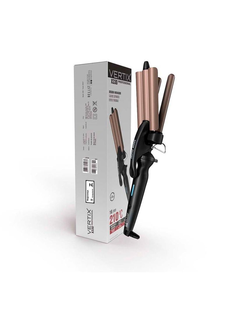 Vertix Triple Wave X330 - Modelador De Cabelo Bivolt