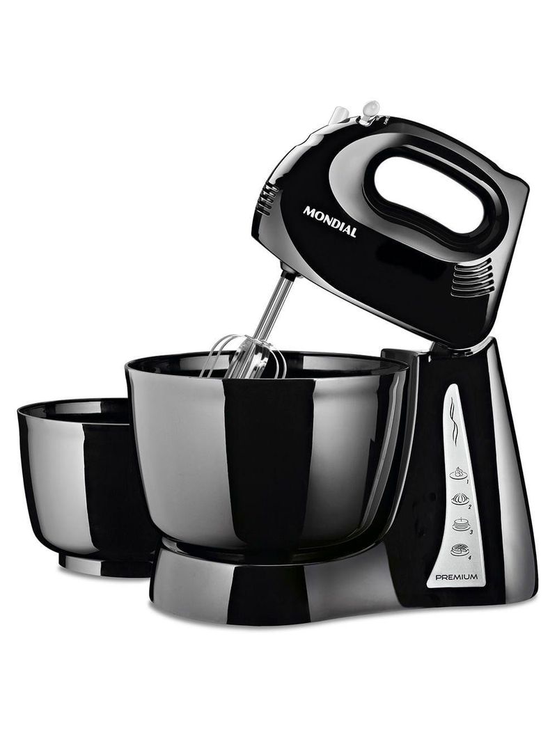 Batedeira Mondial B-04 Np Batedeira-220v-preto/inox