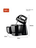 Batedeira Mondial B-04 Np Batedeira-220v-preto/inox