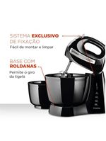 Batedeira Mondial B-04 Np Batedeira-220v-preto/inox