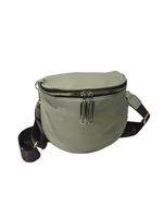 Bolsa Transversal Pochete Alça Ajustável Casual Lisa Verde Claro