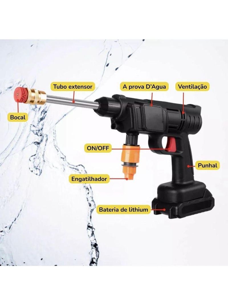 Lavadora De Alta Pressão Recarregável