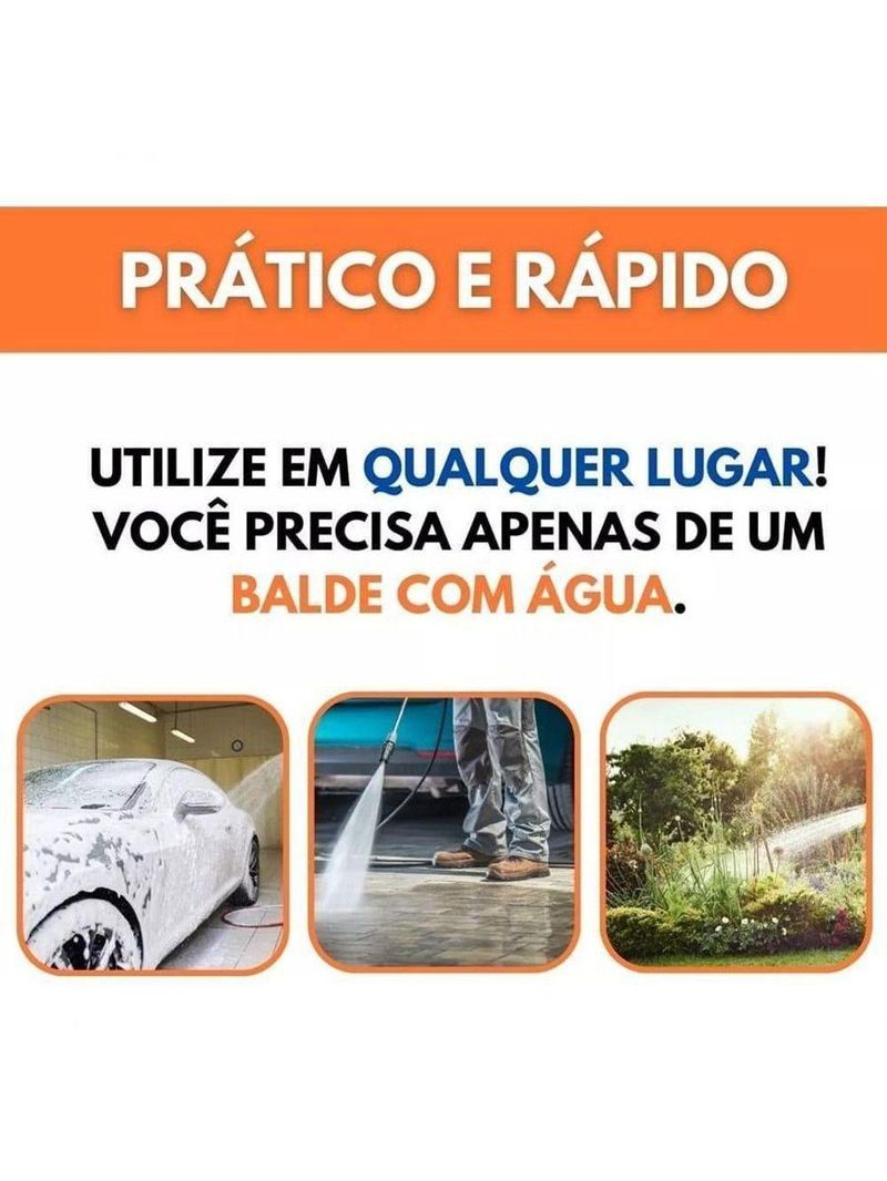 Lavadora De Alta Pressão Recarregável