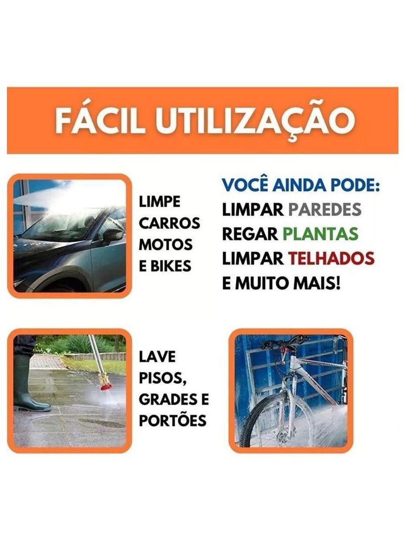 Lavadora De Alta Pressão Recarregável