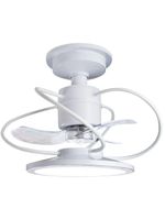 Ventilador De Teto Treviso Branco Confort Led Bivolt