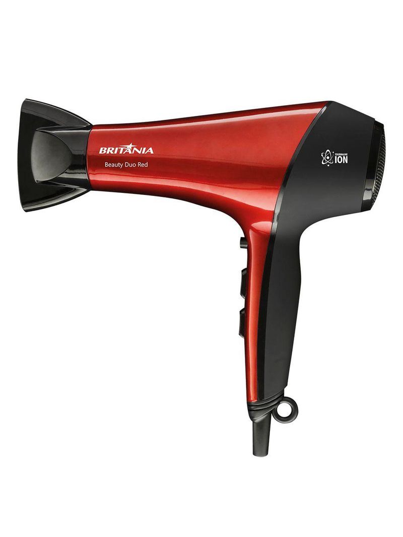 Kit Secador E Prancha De Cabelo Britânia Beauty Duo Vermelho 110V