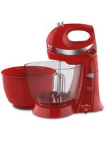 Batedeira Britânia Diamante Cristal Double Mixer Vermelha 550W 110V