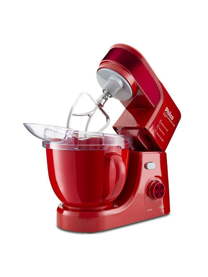 Batedeira Planetária Philco PHP500V Vermelha Turbo 700W 110V