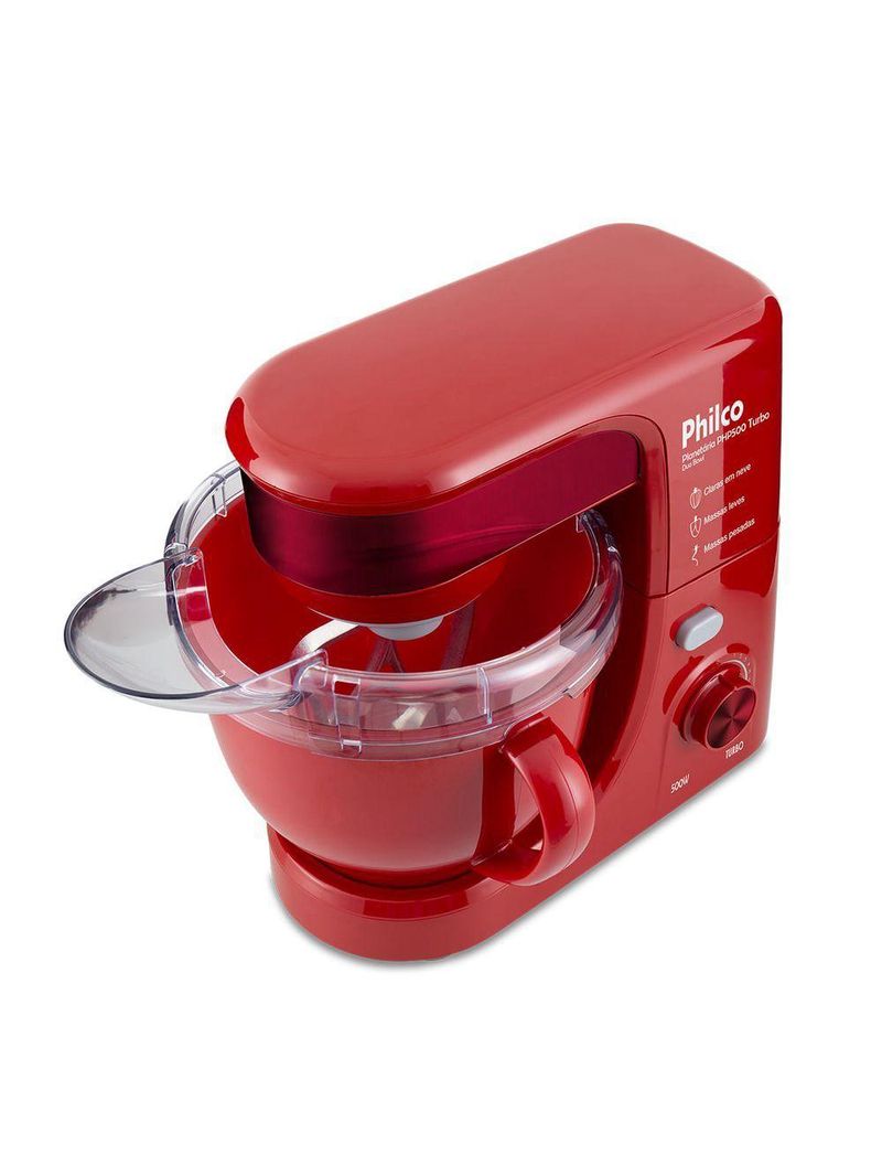Batedeira Planetária Philco PHP500V Vermelha Turbo 700W 110V