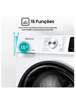 Lava e Seca 13kg Hisense Branca com 13 Programas de Lavagem Steam Wi-fi WD3S13 Branco 220V