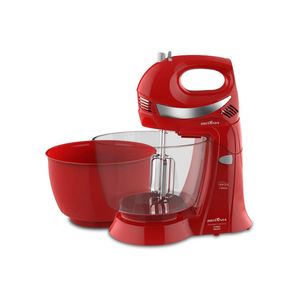 Batedeira Britânia Diamante Cristal Duo Turbo Vermelha 400W 110V